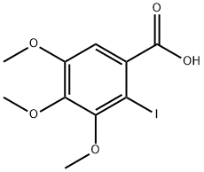 Benzoic acid, 2-iodo-3,4,5-trimethoxy- Struktur