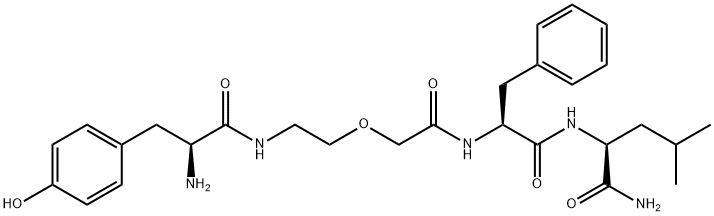 enkephalinamide, Gly(2)-psi-(methyleneoxy)-Gly(3)-Leu(5)- Struktur