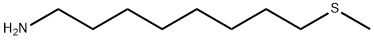 1-Octanamine, 8-(methylthio)- Struktur
