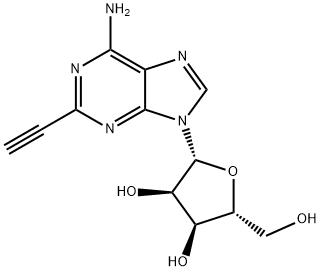 Adenosine, 2-ethynyl- Struktur