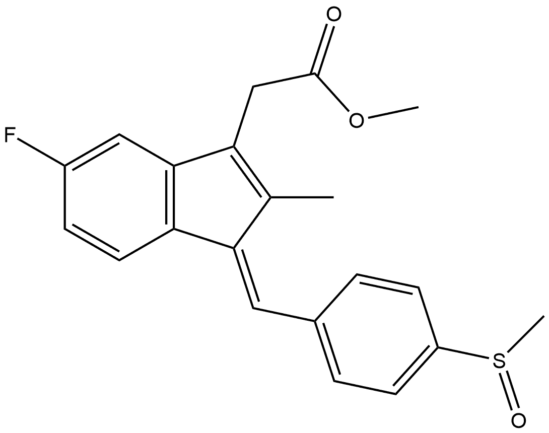 Sulindac Impurity 16 Struktur