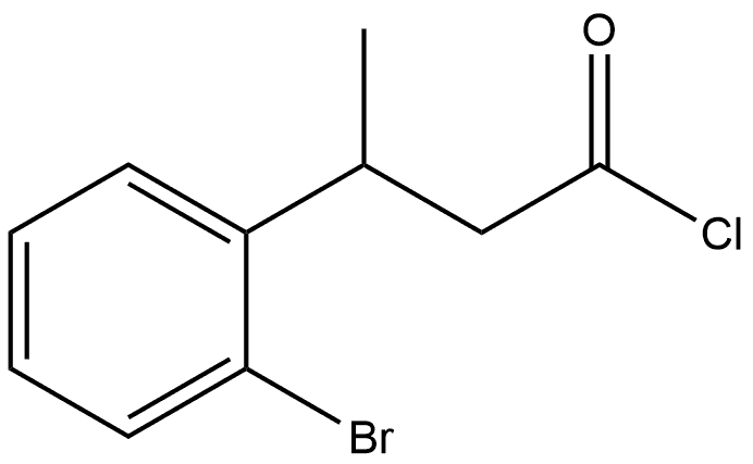 Benzenepropanoyl chloride, 2-bromo-β-methyl- Struktur