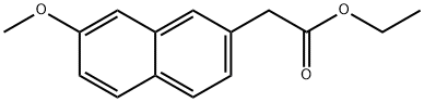 2-Naphthaleneacetic acid, 7-methoxy-, ethyl ester Struktur