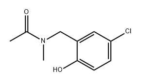 Acetamide, N-[(5-chloro-2-hydroxyphenyl)methyl]-N-methyl- Struktur