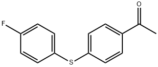 Ethanone, 1-[4-[(4-fluorophenyl)thio]phenyl]- Struktur