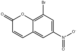 2H-1-Benzopyran-2-one, 8-bromo-6-nitro-