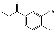 1-Propanone, 1-(3-amino-4-bromophenyl)- Struktur