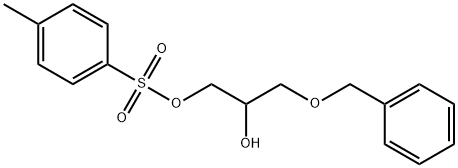 1,2-Propanediol, 3-(phenylmethoxy)-, 1-(4-methylbenzenesulfonate) Struktur