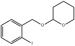 2H-Pyran, tetrahydro-2-[(2-iodophenyl)methoxy]- Struktur