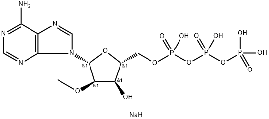 2'-O-Methyladenosine-5'-triphosphate sodium salt Struktur