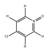 Pyridine-2,3,5,6-d4, 4-chloro-, 1-oxide Struktur