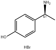 (S)-4-(1-Aminoethyl)phenol hydrobromide Struktur