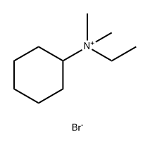 Cyclohexanaminium, N-ethyl-N,N-dimethyl-, bromide Struktur