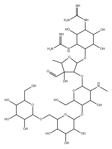 6'''-O-mannopyranosyl mannosidostreptomycin Struktur