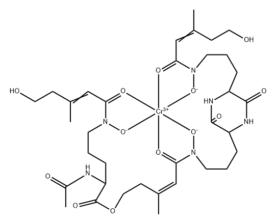 chromic desferricoprogen Struktur