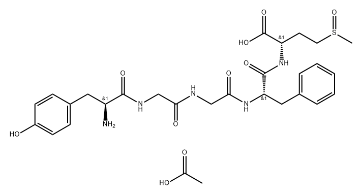 methionine enkephalin sulfoxide Struktur