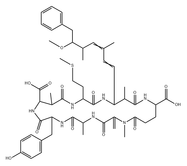 microcystin YM Struktur