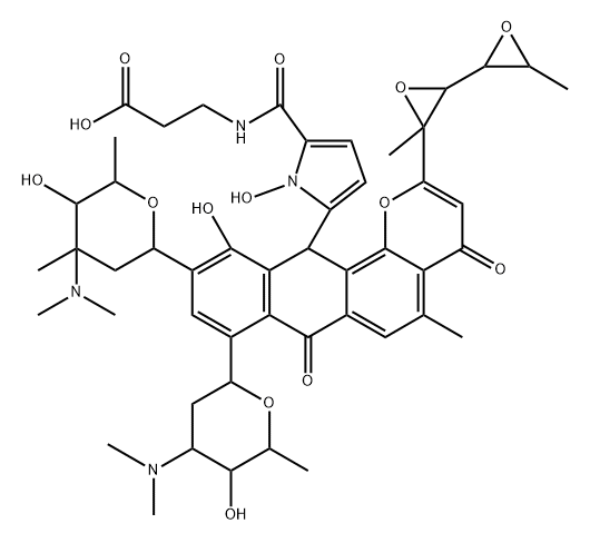 chromooxymycin Struktur