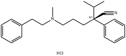 Levoemopamil Hydrochloride Struktur