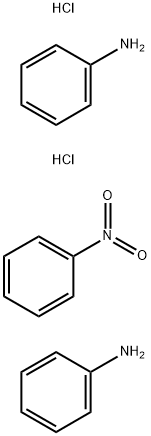 Benzenamine, reaction products with aniline hydrochloride and nitrobenzene, hydrochlorides  Struktur