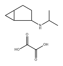 Bicyclo[3.1.0]hexan-2-amine, N-(1-methylethyl)-, ethanedioate (1:1) Struktur