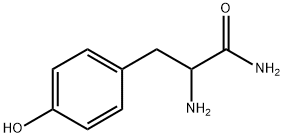 Benzenepropanamide, α-amino-4-hydroxy- Struktur