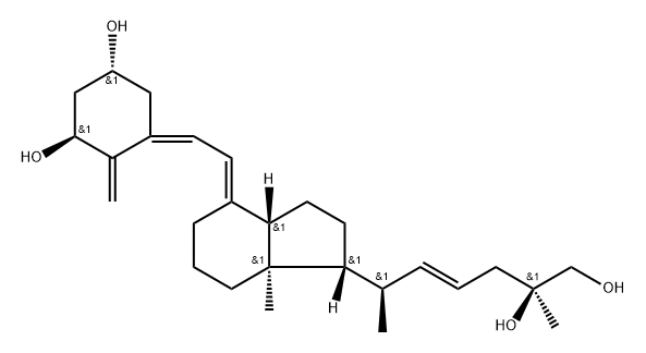 1,24,26-trihydroxy-delta 22-vitamin D3 Struktur