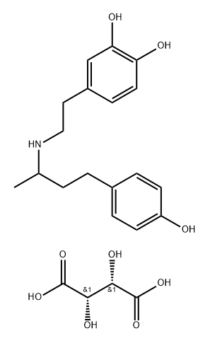 Dobutamine tartrate Struktur