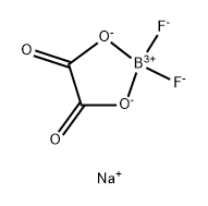 Borate(1-), [ethanedioato(2-)-κO1,κO2]difluoro-, sodium (1:1), (T-4)- Struktur