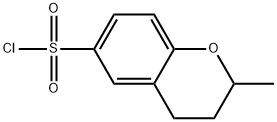 2-ethylchromane-6-sulfonylchloride Struktur