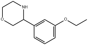 3-(3-ethoxyphenyl)morpholine Struktur