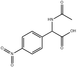 N-Ac-RS-4-Nitro-Phenylglycine Struktur