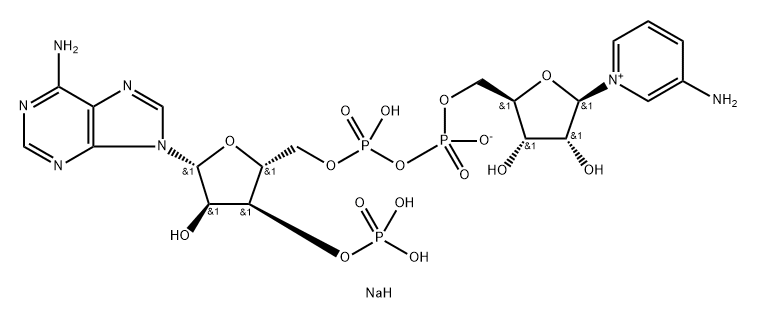 3-aminopyridine adenine dinucleotide phosphate, sodium Struktur