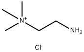 Ethanaminium, 2-amino-N,N,N-trimethyl-, chloride (1:1) Struktur