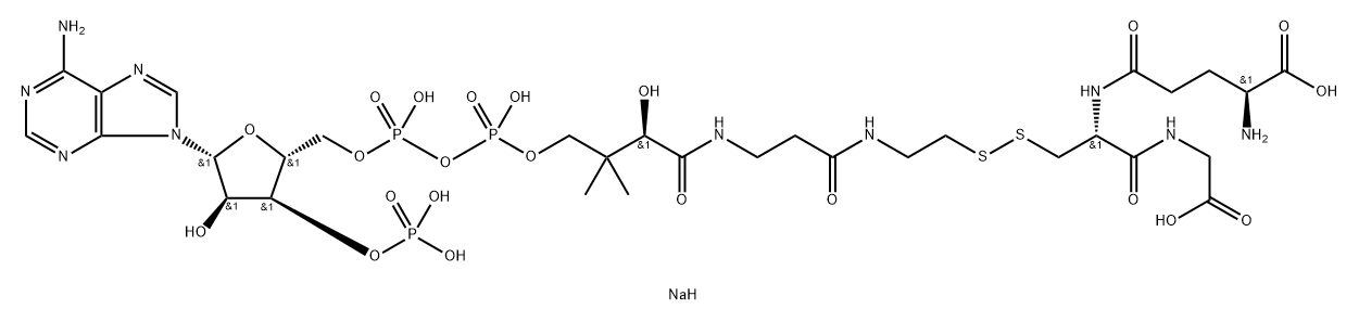 coenzyme A glutathione disulfide, sodium salt Struktur