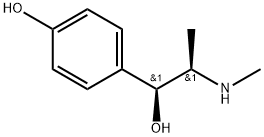 Benzenemethanol, 4-hydroxy-α-[(1R)-1-(methylamino)ethyl]-, (αS)- Struktur