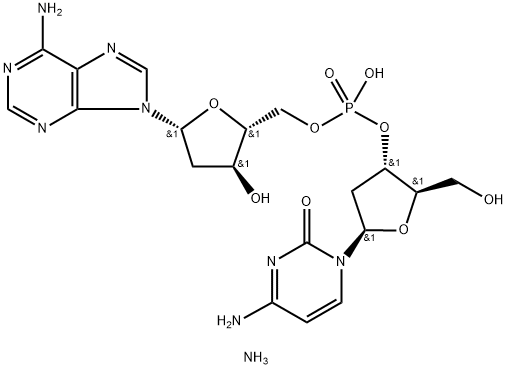 2'-DEOXYCYTIDYLYL(3'5')-2'-*DEOXYADENOSINE AMMONIUM Struktur