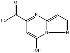 7-hydroxypyrazolo[1,5-a]pyrimidine-5-carboxylic acid Struktur