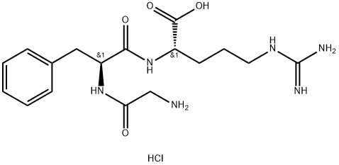 Gly-Phe-Arg dihydrochloride Struktur