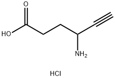 γ-Acetylenic GABA hydrochloride Struktur