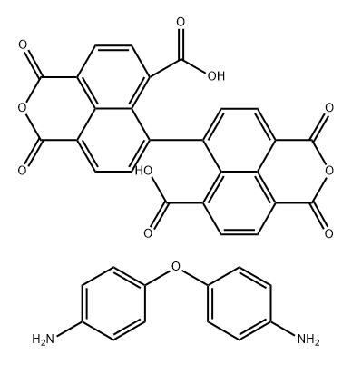 5,5-Binaphthaline -1,1 ,4,4 ,8,8 -hexacarbonic acid, 1,8,1 ,8 dianhydride Struktur