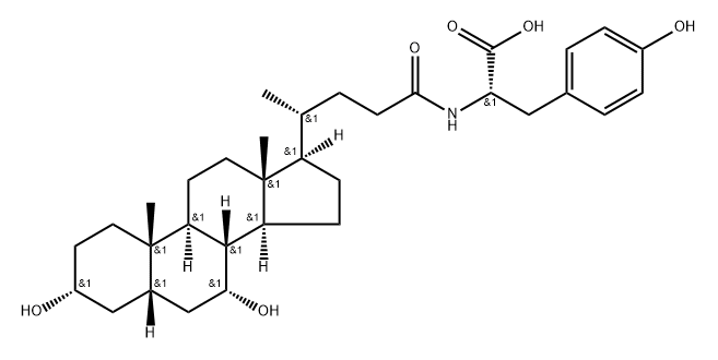 chenodeoxycholyltyrosine Struktur