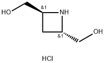 2,4-Azetidinedimethanol, hydrochloride (1:1), (2R,4R)-rel- Struktur