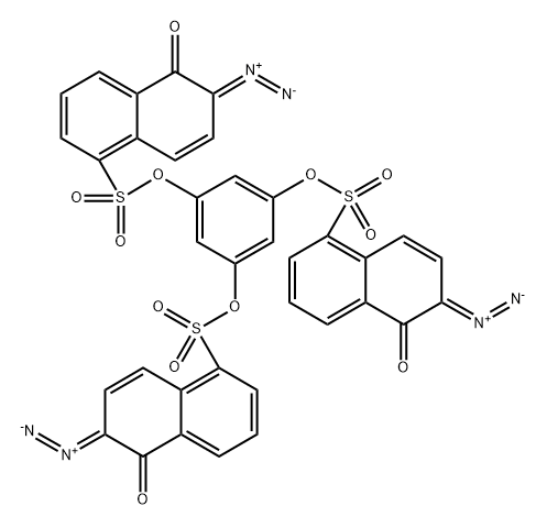 NAPHTHOQUINONE DIAZIDE ESTER Struktur