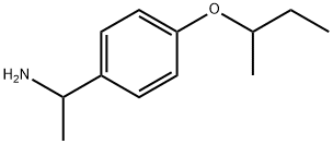 Benzenemethanamine, α-methyl-4-(1-methylpropoxy)- Struktur