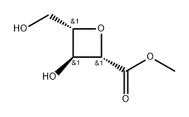 2,4-Anhydro-L-ribonic acid methyl ester Struktur