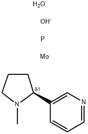 nicotinium molybdophosphate resin Struktur