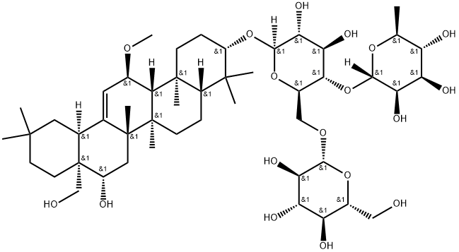 11(α)-methoxysaikosaponin F Struktur