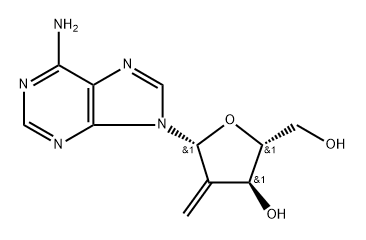 2'-deoxy-2'-methyleneadenosine Struktur