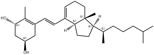 9,10-Secocholesta-5(10),6,8-triene-1,3-diol, (1α,3β,6E)- (9CI) Struktur